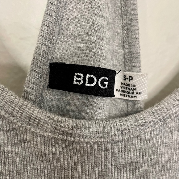 Grey Ribbed Racerback Tank Dress - Picture 10 of 15